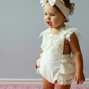 lace onesie baby girl