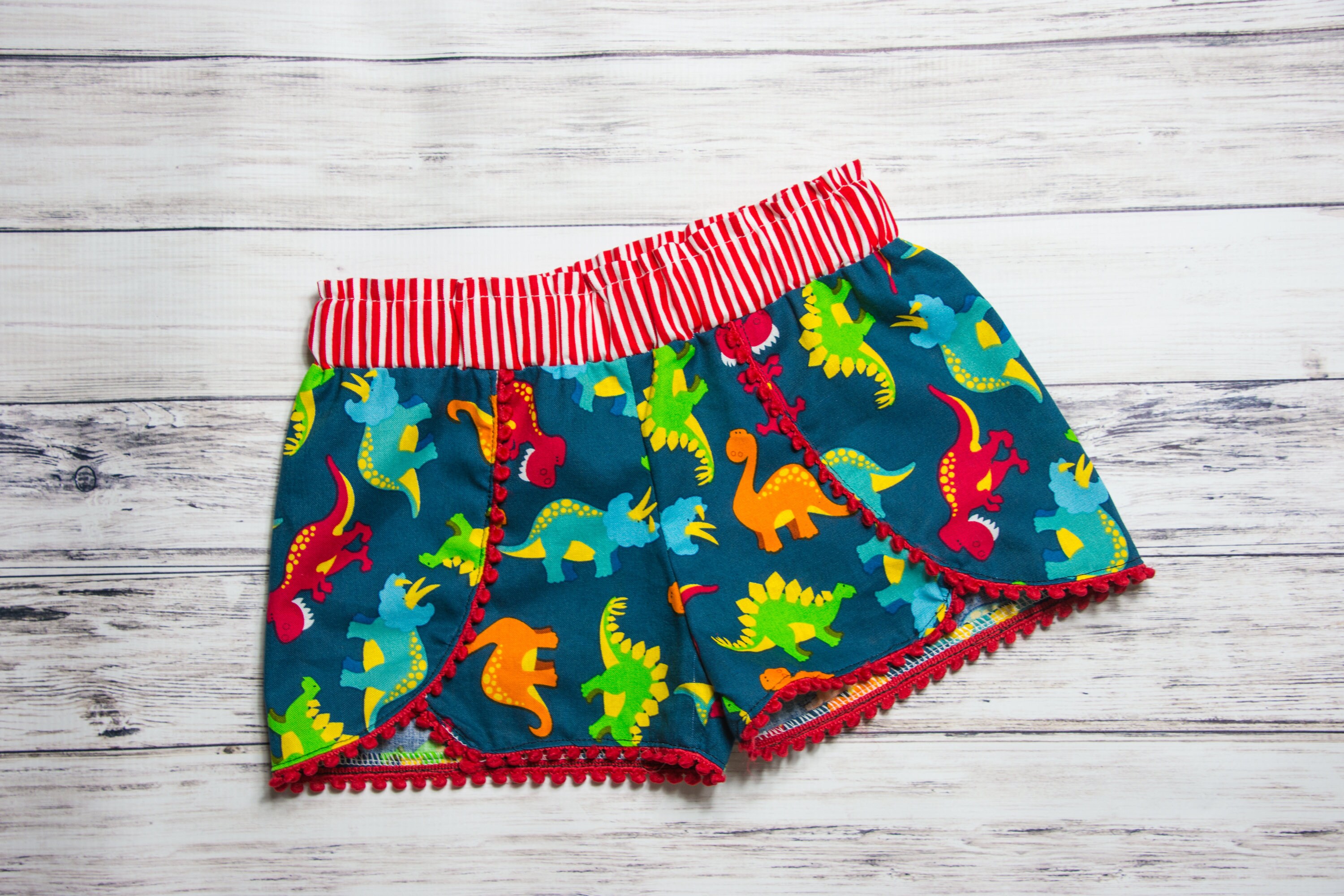 Girls Dinosaur shorts dinosaur birthday outfit dinosaur Etsy
