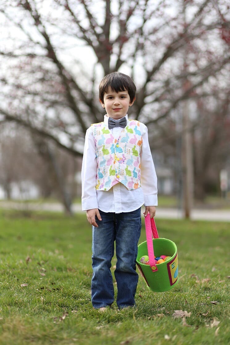 Easter Bunny Vest boys Easter outfit Bunny vest Easter Etsy