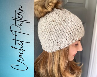 Digital Crochet Pattern, Laguna Beanie Pattern, Crochet Beanie, Beanie, Women's Hat, Handmade Hat, Crochet hat, crochet beanie pattern