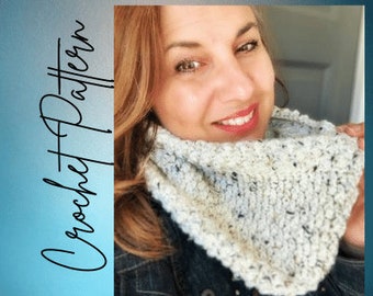 Crochet Pattern, Crochet Cowl, Textured Cowl, Neck warmer, Cowl, Crochet Cowl Pattern