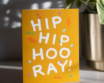 Hip Hip Hooray Card