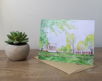 UVA Rotunda and Lawn Notecard