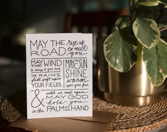 Irish Blessing Card