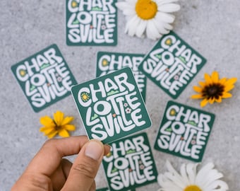 Charlottesville Vinyl Sticker 2.25"
