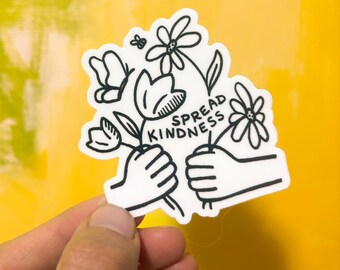 Spread Kindness Vinyl Sticker 2.5"