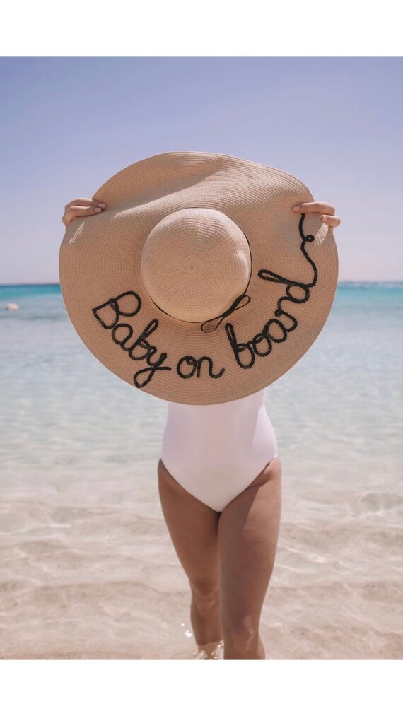 baby on board beach hat