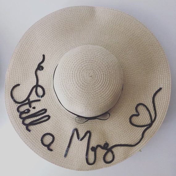 personalised floppy hat