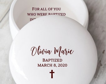 silver trinket box christening