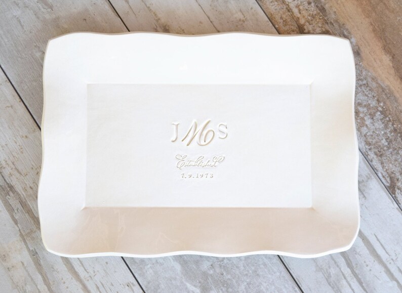 Custom Wedding Tray Personalized Gift Serving Platter Etsy