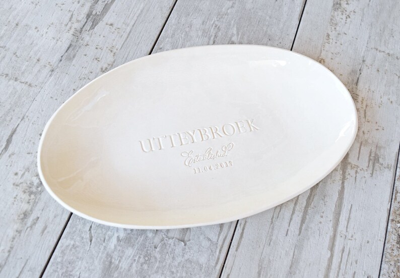 PERSONALIZED Bowl Custom Serving Bowl 9x14 Wedding Bowl Etsy