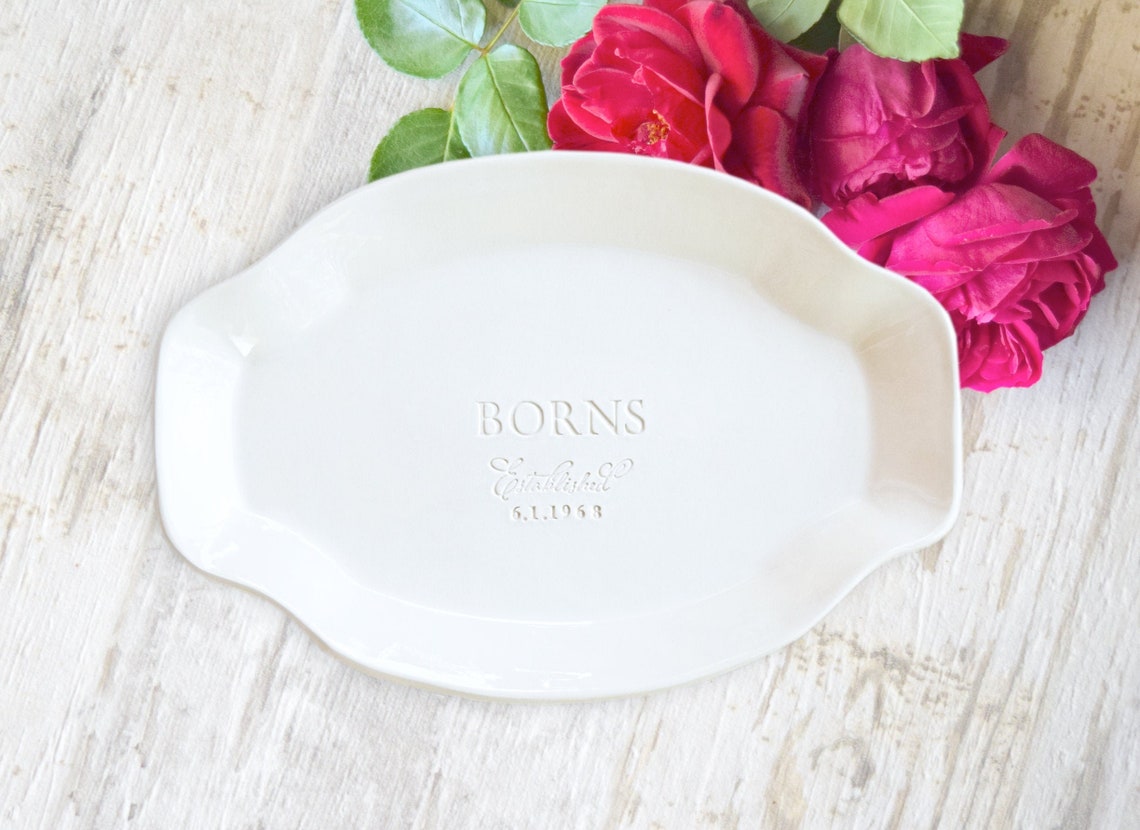 CUSTOM Name Platter Personalized Wedding Platter Dining Etsy