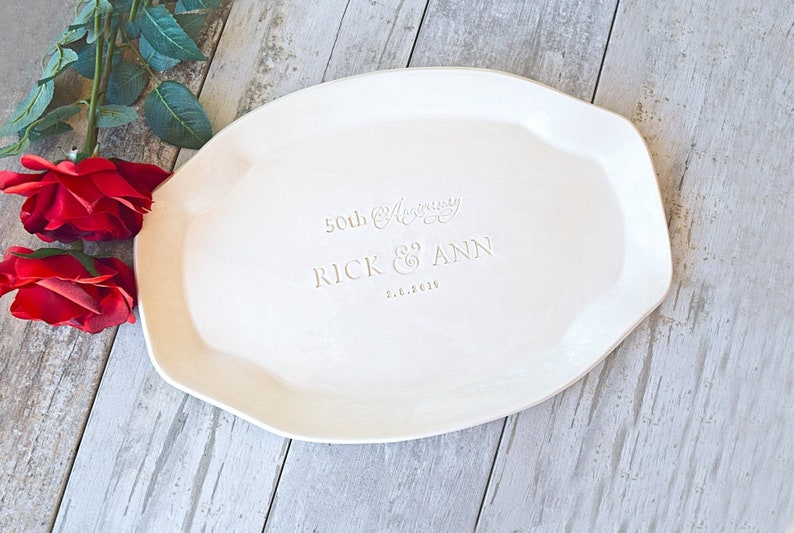 Custom Wedding Platter Personalized Platter Anniversary Gift Etsy