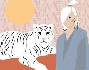 Custom Digital Artistic Illustrated Profile Picture - Made to Order