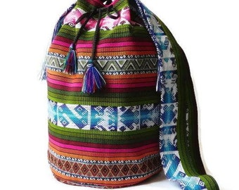 Bucket Handbag,  Boho Crossbody Bags, Beach Gift Ideas