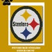Pittsburgh Steelers 75x75 C2C Crochet Graph Pattern with Written Row by Row Instructions skein and stitch count