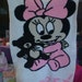 Baby Minnie Mouse Crochet Graph Graphghan Pattern WITH WRITTEN INSTRUCTIONS, skein and stitch count
