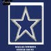 Dallas Cowboys C2C Crochet Graph Graphghan Pattern WITH WRITTEN INSTRUCTIONS, skein and stitch count