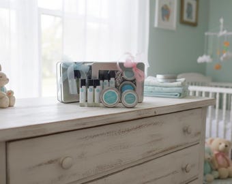 Kit de supervivencia posparto: un paquete de cuidados posparto naturales para mamás nuevas o futuras • Set de regalo natural para bebés • Regalo para baby shower • Embarazo