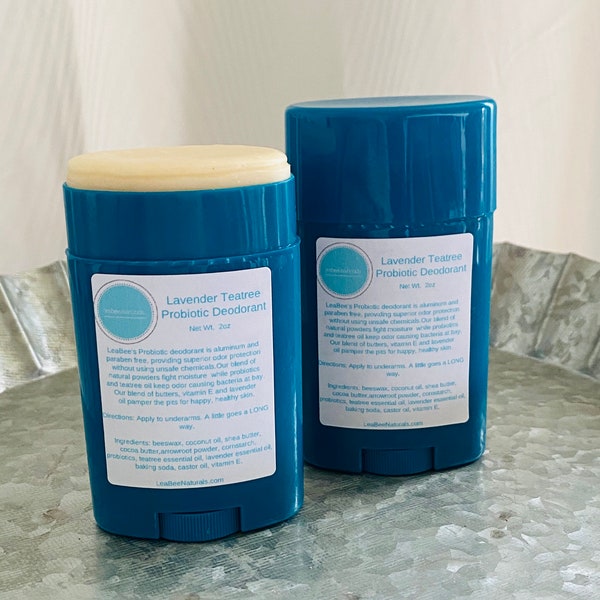 LeaBee Naturals Probiotic Deodorant - aluminum & paraben free!