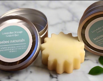 LeaBee Naturals Lotion Bar with Travel Tin