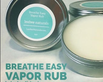 LeaBee Naturals Menthol Rub