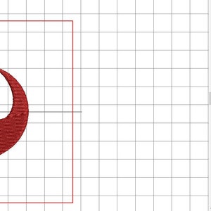 INSTANT DOWNLOAD. Rebel alliance crest. Star wars. May the 4th. applique fill embroidery design pattern. 2 for 1. Digital file. Resistance. image 6