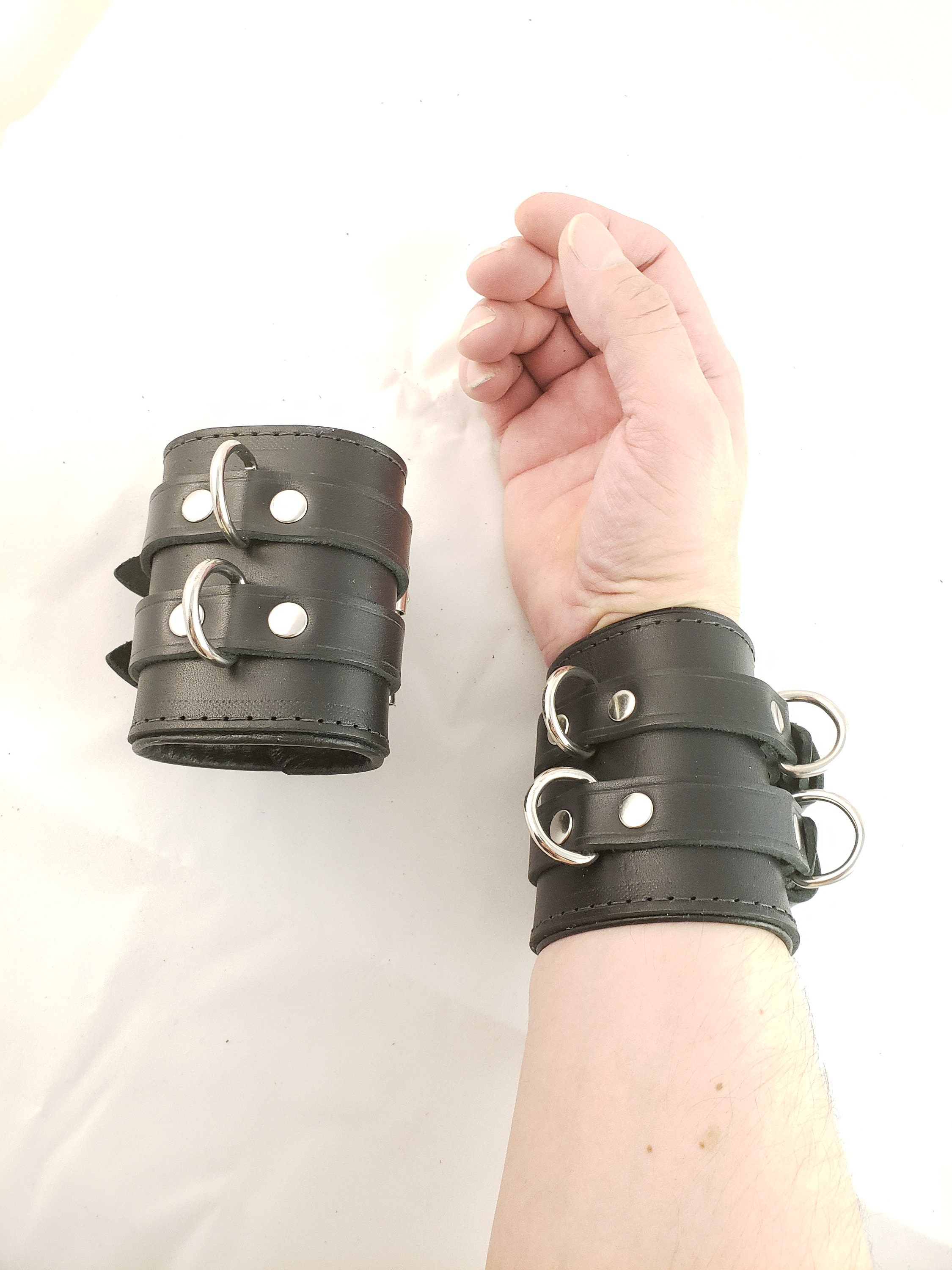 Restraints Sex Kit Neck To Wrist Cuffs Y Restraint Collar Handcuffs Bo Misstu