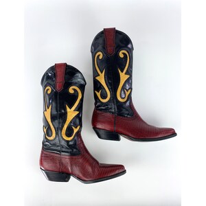 80s Nine West Cowboy Boots US Women's 
