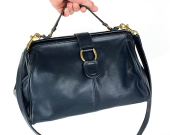 バッグ Vintage Coach Hudson Doctors Bag navy Vintage Coach