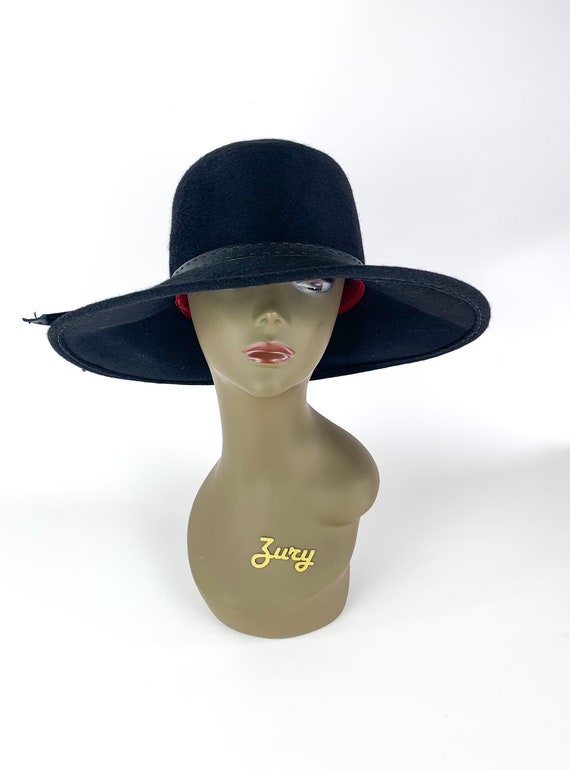 Vintage 1960s Mr. John Soleil Wool Hat, 60s Women… - image 3