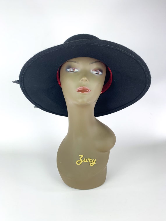 Vintage 1960s Mr. John Soleil Wool Hat, 60s Women… - image 2