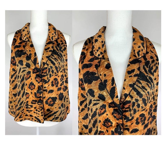 Louis Vuitton Jungle Noir Bandeau Leopard print Silk ref.154975 - Joli  Closet