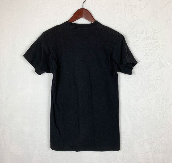 Vintage Skeleton T-shirt 1980s Single Stitch Size… - image 6