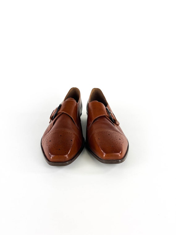 Vintage 1980s 9 West Leather Buckle Loafers US Wo… - image 3