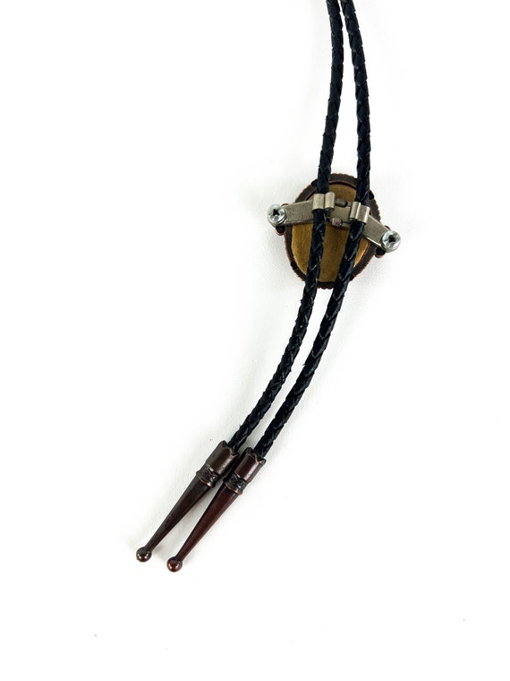 Vintage 1980s Picture Jasper Bolo Tie, Vintage 80… - image 9