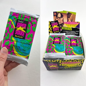 1991 Pro Set Super Stars MusiCards Pacchetto di carte sigillate, UN pacchetto sigillato di carte musicali Super Stars degli anni '90, pacchetto sigillato di carte collezionabili musicali degli anni '90