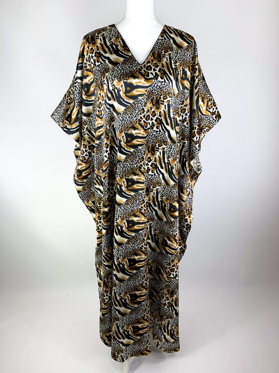 Winlar Animal Print Kaftan One Size Fits Most, Vi… - image 2