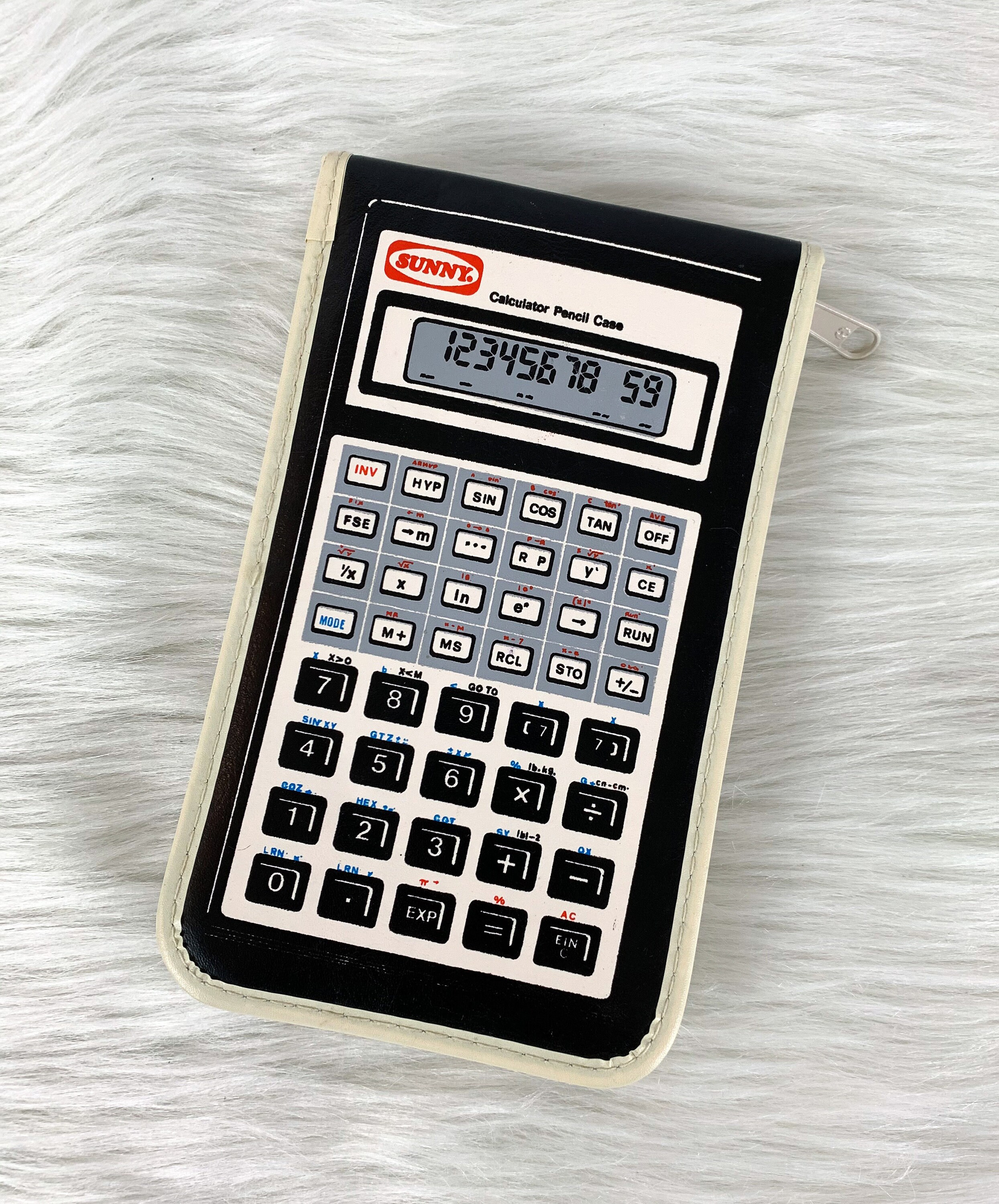 1980s Sunny Calculator Pencil Case Vintage 80s Calculator Etsy