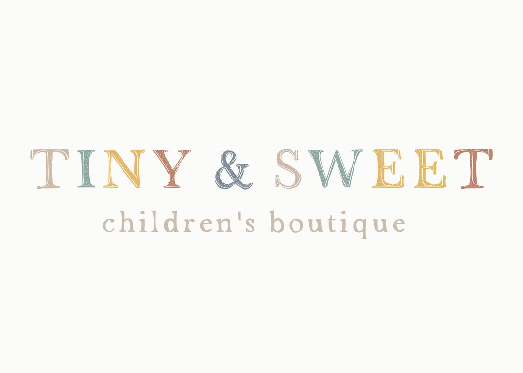 Children Boutique Logo Children's Store Baby Boutique Etsy
