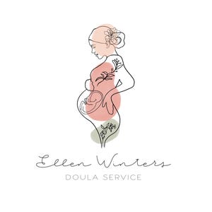 Doula Logo, Premade Business Logo, Business Branding, Doula Service, Childbirth, Pregnancy, Doula Business