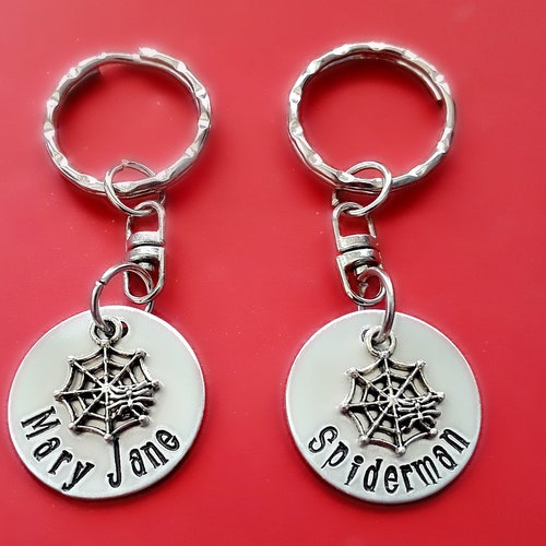 Mary Jane Keychain or Necklace Set 