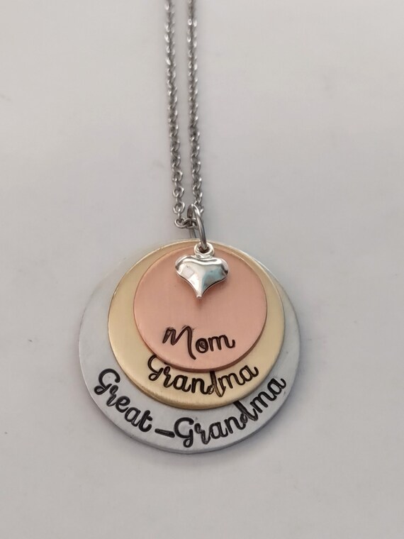 Custom Mother's Day Jewelry Mom Grandma 