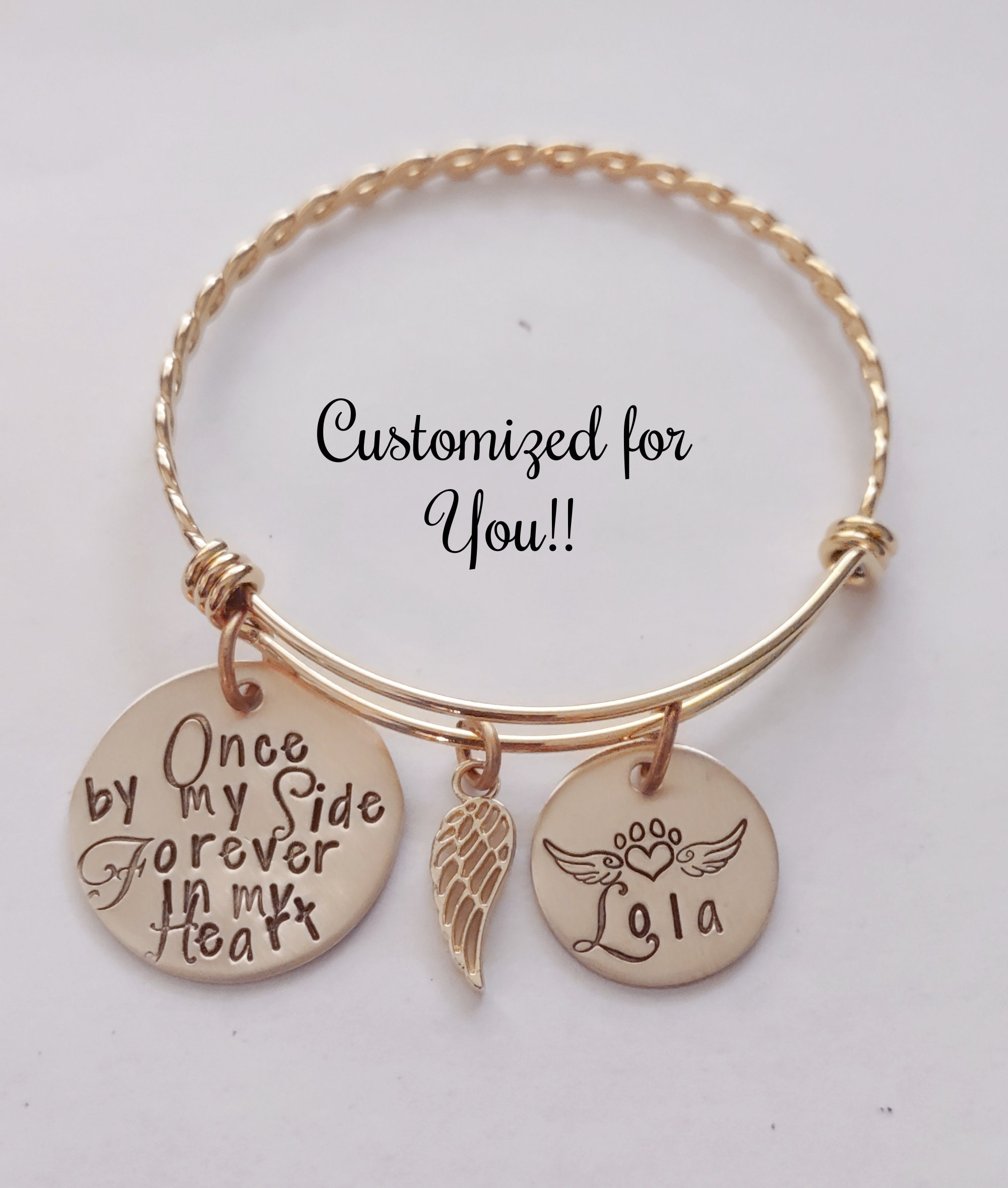Customized memorial sale bracelets