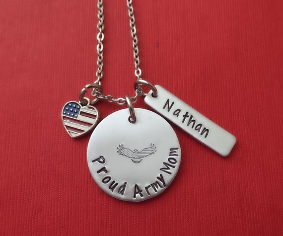 Military mom necklace outlet