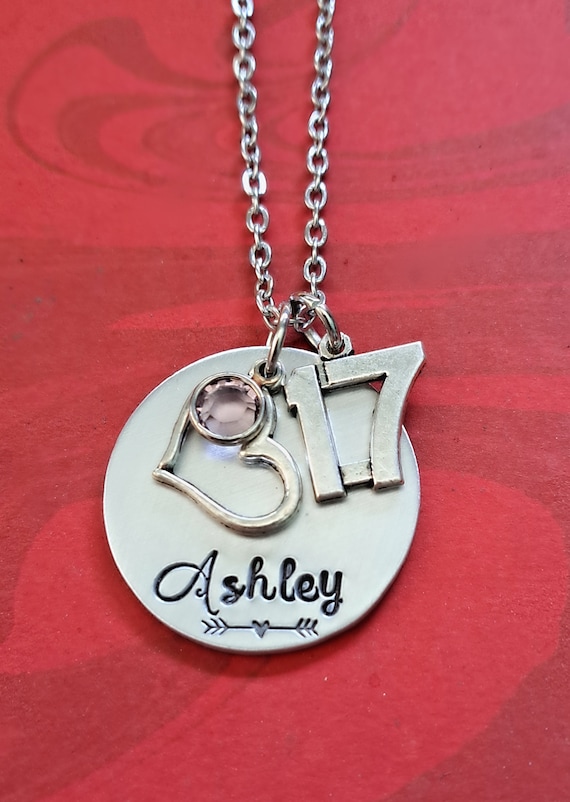 Personalized name cheap necklace swarovski