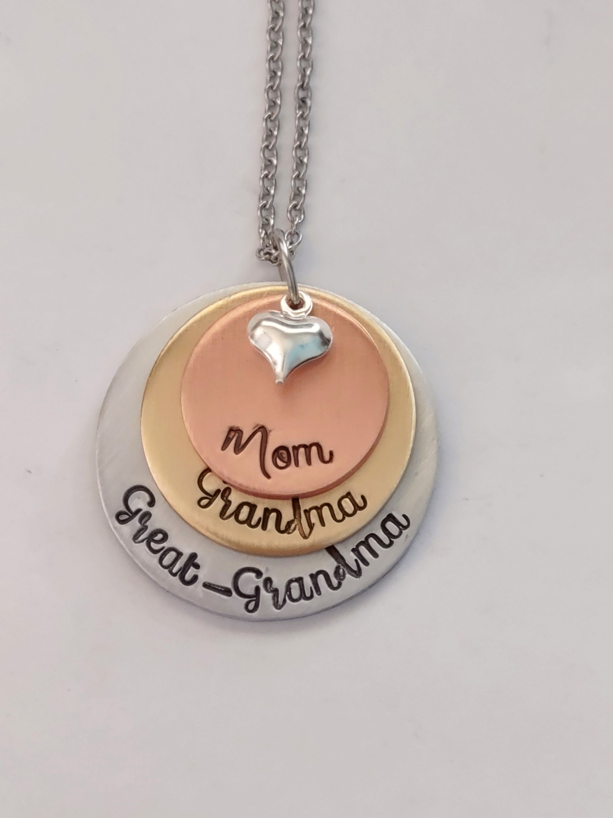 Custom Mother's Day Jewelry Mom Grandma 