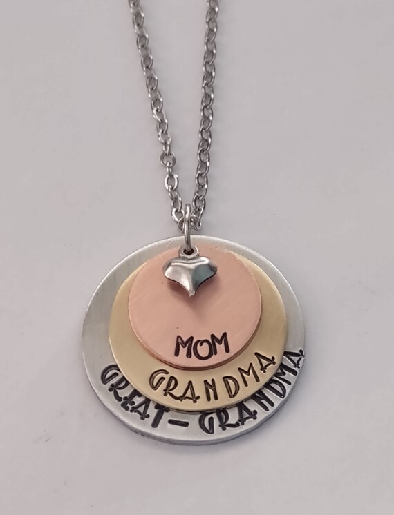 Custom Mother's Day Jewelry Mom Grandma 