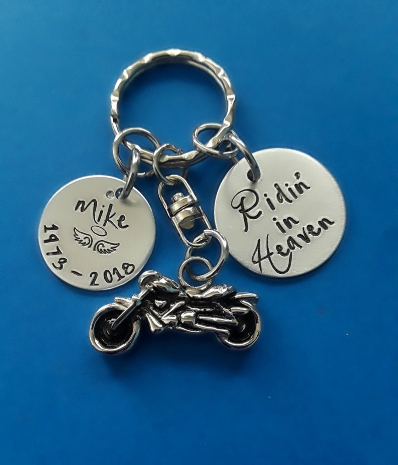 Biker Memorial Keychain Motorcycle Cremation Urn Etsy UK