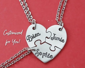 Collane Cuore Spezzato Mamma E Figlia - Ciondolo Magnetico - Ricordo A Distanza - Regalo Festa Della Mamma - Foto 11